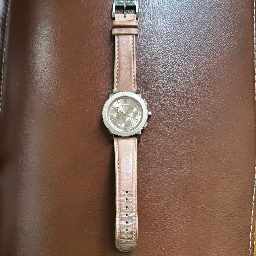 Blush Burberry Watch